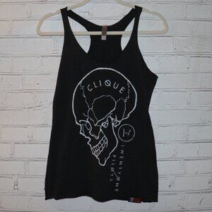 🎶 Official Twenty One Pilots Gray Tank Top · Size Small · band‑tee cool